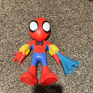Spidey and his Amazing Friends Action Figure. Talks and shots